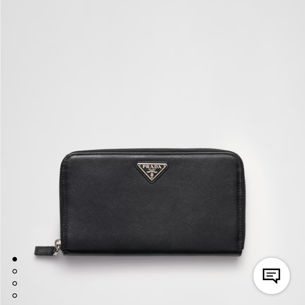 Prada saffiano large leather wallet